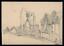 miniature 2  - WHITBY ABBEY STUDY YORKSHIRE Small Victorian Pencil Drawing c1880