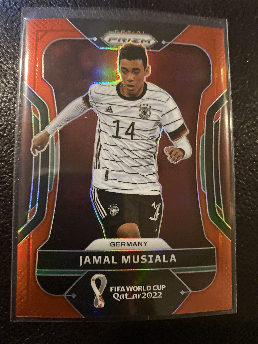 2022 Panini Prizm World Cup Prizm Red #108 Jamal Musiala /399