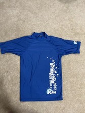 Kanu Surf Adult Mens S/M Sun Shirt Swim Shirt UV Protection Blue