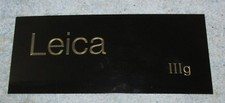 Vintage Original LEICA IIIG III G Camera Display Sign J0139