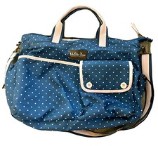 Matilda Jane Diaper Bag Zip Inside Outside Pockets 12 X 14 Polka dot Floral