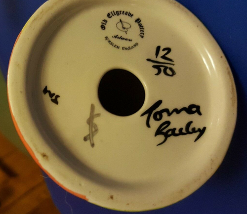Lorna Bailey sugar shaker Limited Ed 12/50 Old Ellgreave Backstamp - Picture 2 of 2