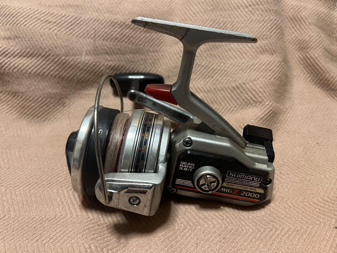 SHIMANO MIG Z 2000 Vintage Spinning Reel Used | eBay