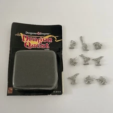 Ral Partha AD&D Mini Box Set Dragon Quest Miniatures Pack - 9 Figures