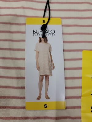 Buffalo Ladies' Striped Dress Pink Stripes Small | eBay