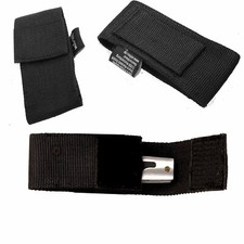 Torba na nóż Security Nylon na scyzoryk Składany nóż Czarna Torba na nóż