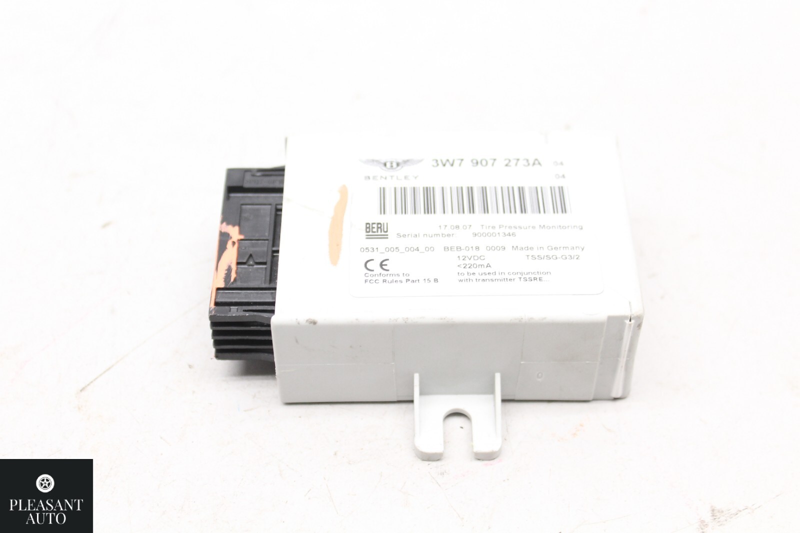 2006-12 BENTLEY CONTINENTAL FLYING SPUR TIRE PRESSURE MONITORING CONTROL MODULE