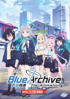 DVD Anime Blue Archive The Animation (1-12 End) English Subtitle