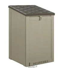 Outdoor BoxGuard Large Lockable Mail Package Delivery Storage Drop Box Tan Cosco