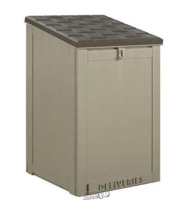 Outdoor Living BoxGuard Large Lockable Package Delivery and Storage Box Tan