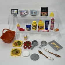 Barbie Doll Food Lot Marshmallow on Stick Dessert Fries Burger Hotdog Picnic