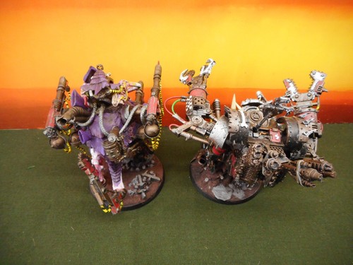 WH 40k Miniatur Space Orks 4 x KMB Deff Dread Tyranids Carnifex looted Gargbot - Imagen 9 de 10