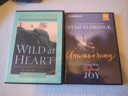 John Eldredge Wild At Heart Group Study Series + Unwavering 4 DVD/CD Rom Set