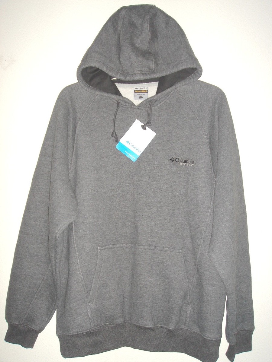 Columbia Sueded Fleece Hoodie Sweatshirt Men S grey Lined - Main Image