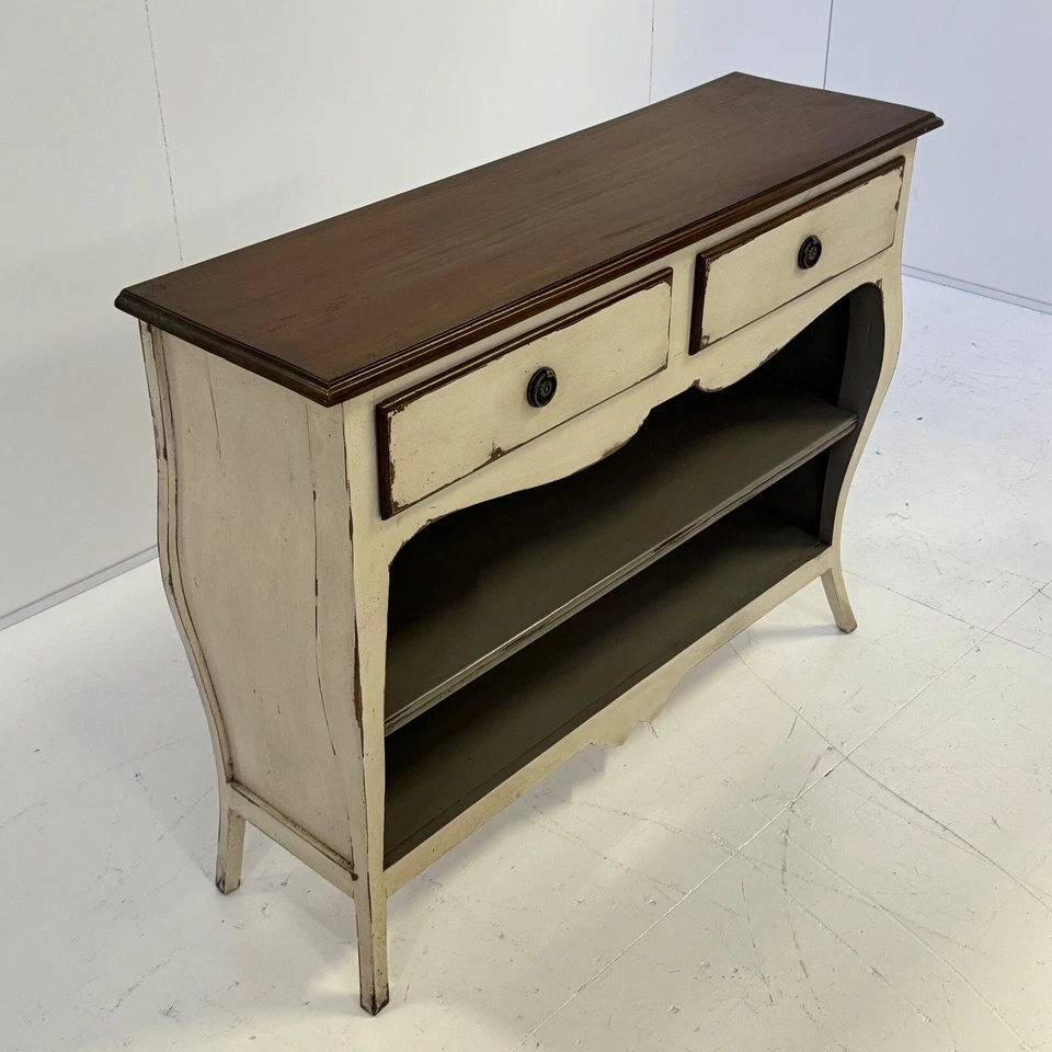 BOOKCASE—Provençal Style rustic timber bookcase - image 3 of 4