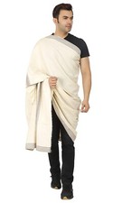 Men's Woolen Warm Pashmina Shawls Meditation Dushala Lohi Soft Stole C4