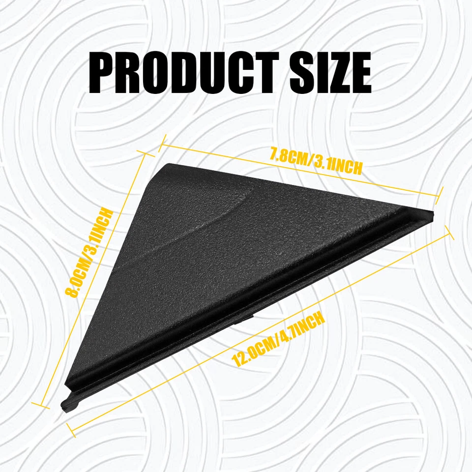 Para Hyundai Elantra 17-20 Puerta Espejo Lateral Borde Esquina Triángulo Guardabarros EAH Foto 2 de 4