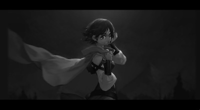 Anime Dishwasher1910 RWBY Ruby Rose RWBY Girls  Gaming Mat Desk 35862