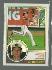  2018 Topps '83 Topps Silver Pack Chrome #83 Austin Hays (ref 67024)