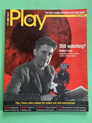 PLAY mag 14-June-2003 GEORGE ORWELL Rory Kieran Macauley Culkin Gerald Scarfe UK