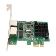 PCIe X1 Network Card RTL8111G Dual Port Gigabit Ethernet PC Network Adapter MOHC