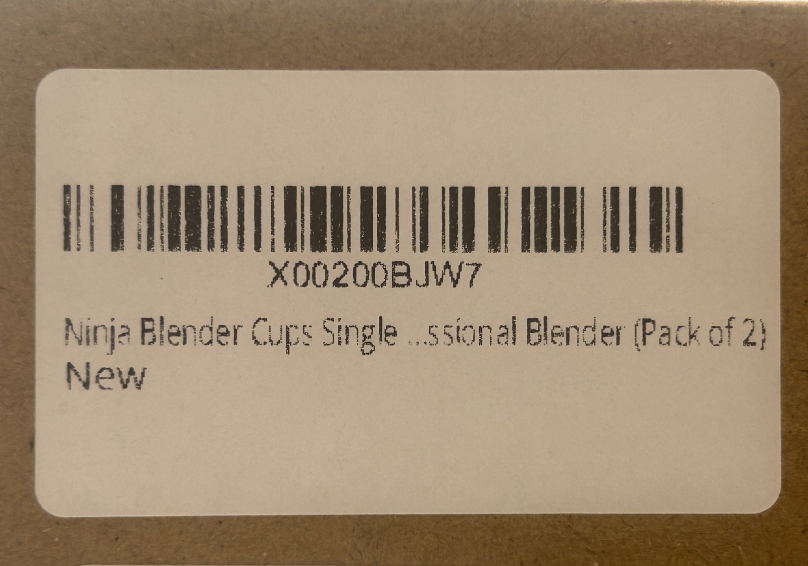 Ninja Single Serve Blender Cups with Lids Pack of 2 New Reta