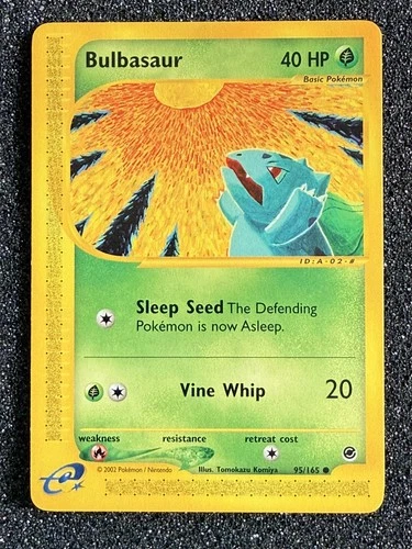 BULBASAUR 95/165 Expedition NON-HOLO E-Series / E-Reader Pokemon TCG card NM