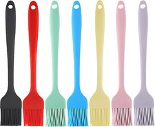Silicone Basting Brush 7Pcs, One-Piece Pastry Brush, Bpa Free