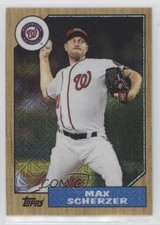 2017 Topps Silver Pack 1987 Design Chrome Max Scherzer #87-MS 7ut