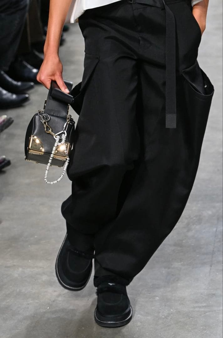 USED SACAI 25AW SOLD OUT COTTON CHINO PANTS SIZE 3 GOOD image 7