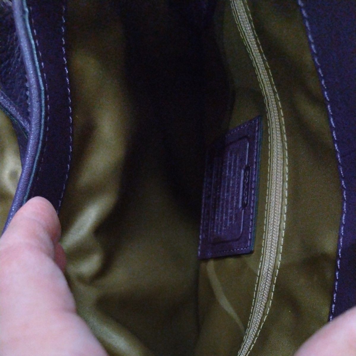 Handbag COACH Purple 11a thumbnail 7
