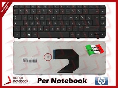 INFOELETTRONICA LO STORE DELLA CONVENIENZA E QUALITA' Tastiera Italiana Compatibile con HP Pavilion G4-1000 G6-1000 CQ43 CQ57 430 431 630 630S 650 655 Nera 698694-061