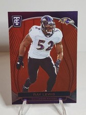 2024 Panini Totally Certified - Legends Ray Lewis #183 Mirror Red /249