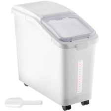 11.4Gal Long Lasting Storage Bin, 50L Airtight Container for Bulk Dry Foods
