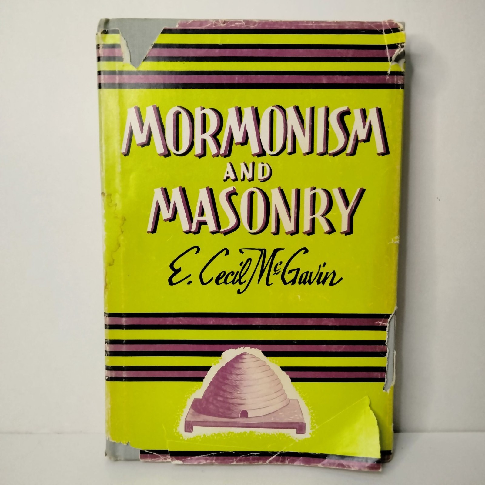 Mormonism And Masonry By E.Cecil McGavin HardC Vintage 208 Pages 4th Editon