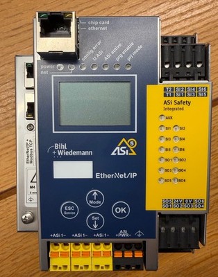 Bihl+Wiedemann BWU3866 ASi-5/ASi-3 EtherNet/IP  + ModbusTCP Gateway