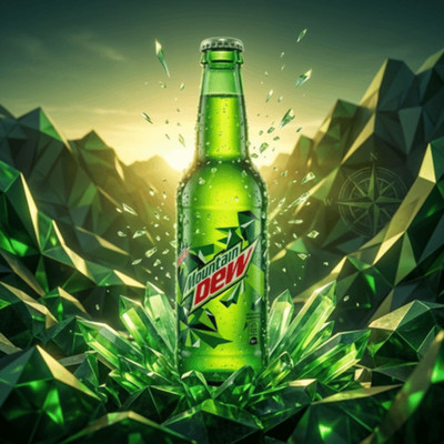 Mountain Dew 250 ml Glasflasche Import +0,25  Pfand