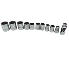 Vintage Thorsen Usa Socket Set Lot 10 Sockets 716-1-18 No 33 Universal A36