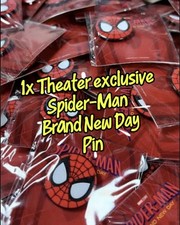 SPIDER-MAN BRAND NEW DAY PIN BUTTON AMC EXCLUSIVE LTD 2026 BRAND NEW SEALED