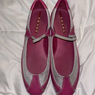 PRADA Pink Flats for Women for sale | eBay