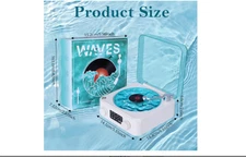 Waves Vinyl Player BT Speaker 4 Modes Ambient Light