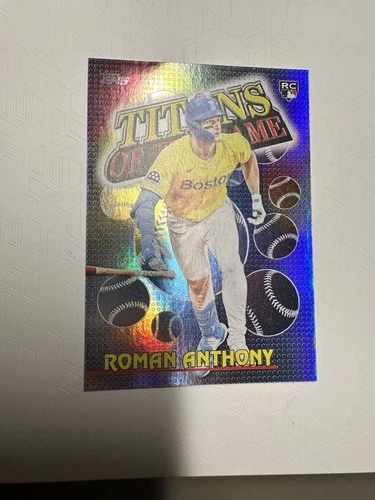 Topps 2025 Titans of the Game Rookie Insert Roman Anthony #TOG-9 Boston Red Sox