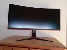 AOC CU34G2XP 34 Inches WQHD 180Hz Curved Freesync Premium Gaming Monitor