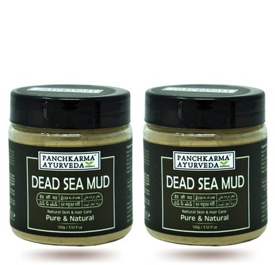 Panchkarma Ayurveda Dead Sea Mud Powder 100gm Each Pack Of 2