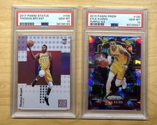 2 PSA 10 Laker Slab Lot Prizm Kyle Kuzma /149 and Status Thomas Bryant Rookie RC