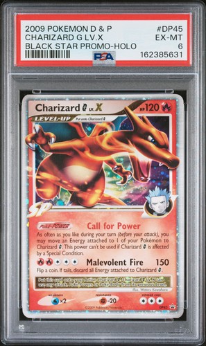 Charizard G LV.X graded PSA 6 for sale on eBay