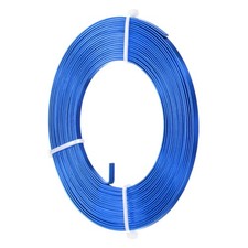 1-Pack 3mm Wide x 16.4ft/5m Bendable Flat Aluminum Wire Blue
