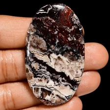 Natural Crazy Lace Agate Oval Shape Cabochon Gemstone 72 Ct. 50X28X6 mm EE-52507