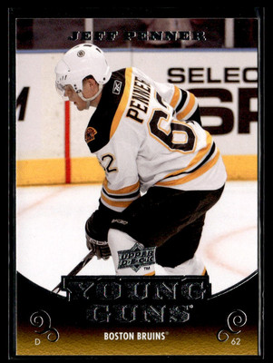 2010-11 Upper Deck Young Guns RC Jeff Penner 1 Rookie Boston Bruins #207 SHARP
