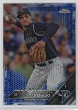 2016 Topps Chrome Blue Refractor 42/150 Nolan Arenado #9 7xr